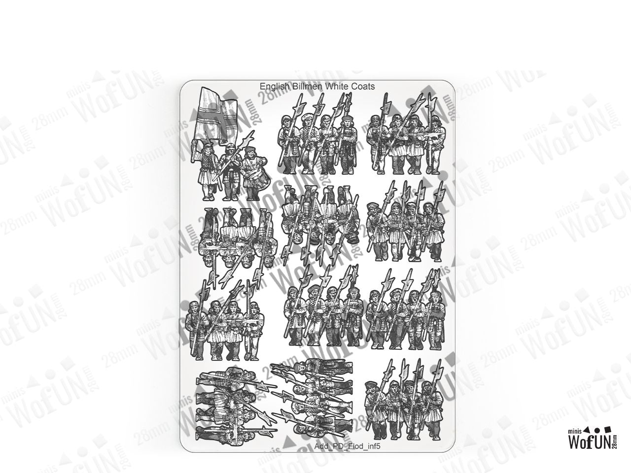 English Billmen White Coats
