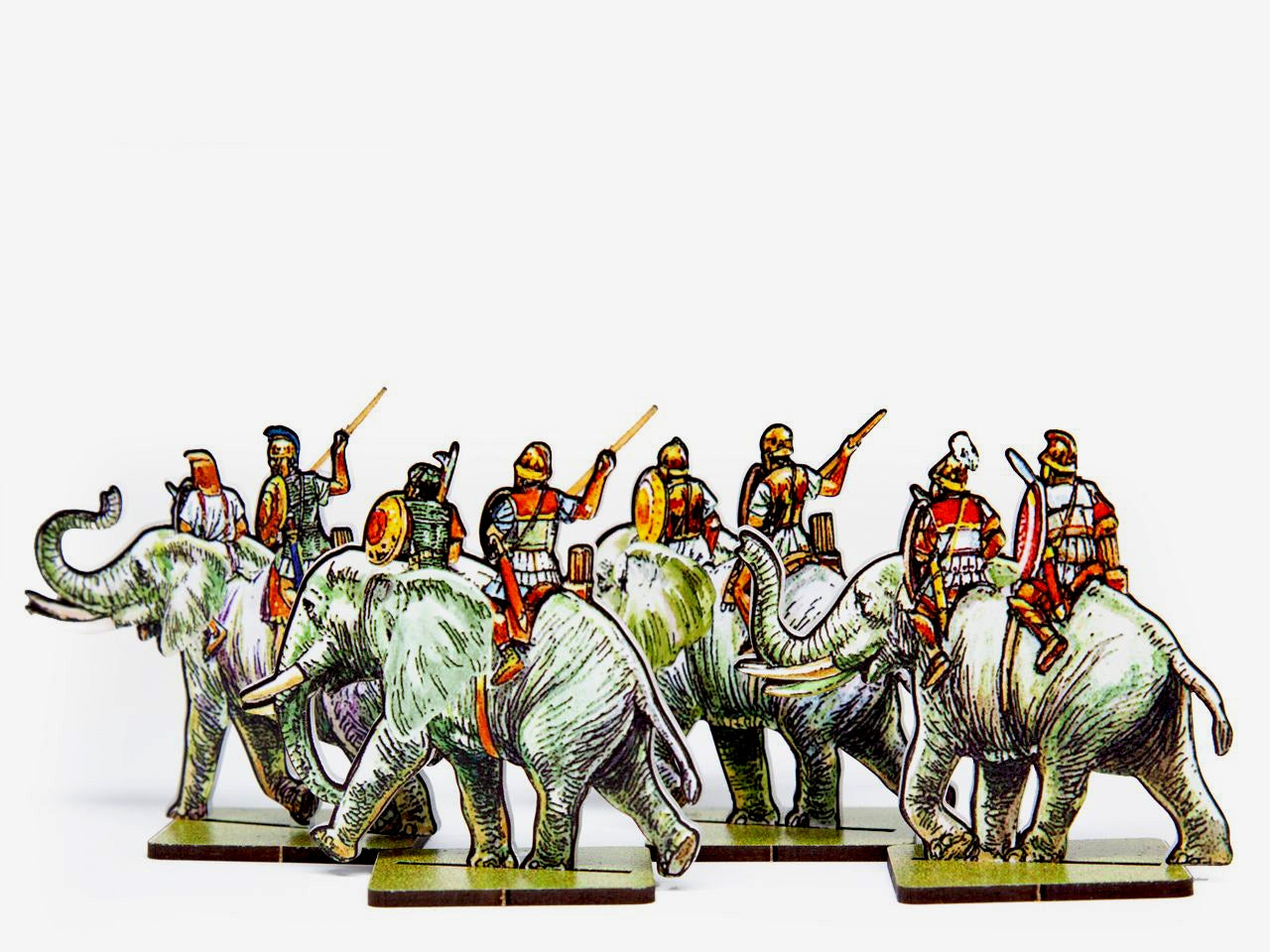 Carthaginian African Elephants (from the side)