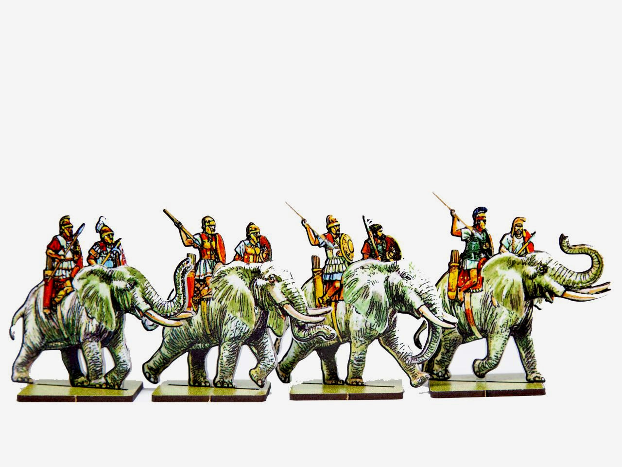 Carthaginian African Elephants (from the side)