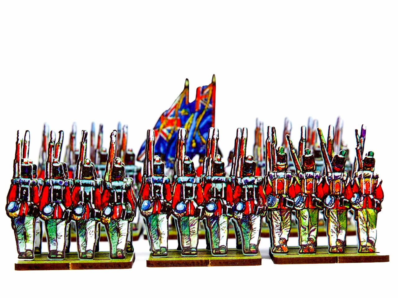 British Infantry Centre Companies, white facing