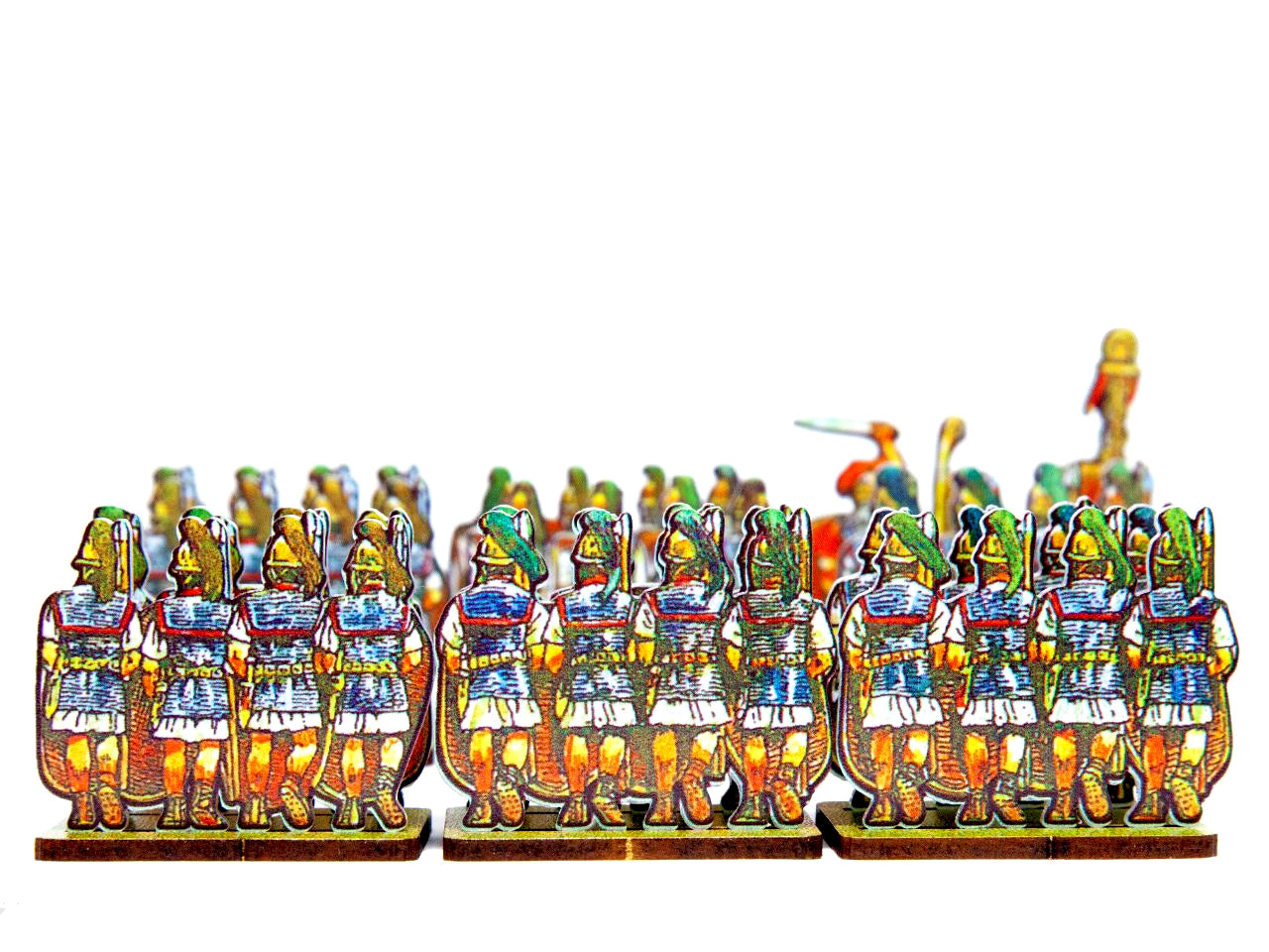 Caesar’s infantry, white wing shield