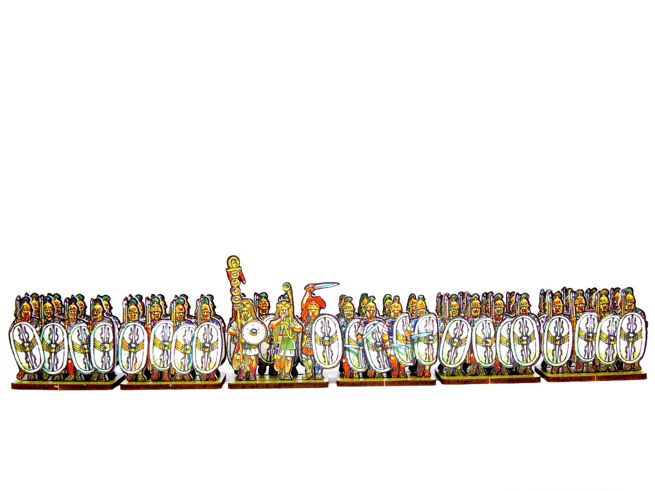 Caesar’s infantry, white wing shield