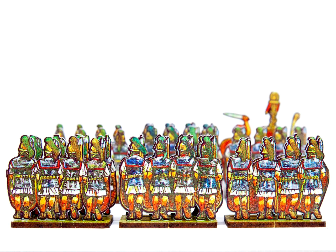 Caesar’s infantry, red wing shield