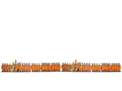 Caesar’s infantry, red wing shield