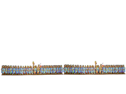 Caesar’s infantry, blue wing shield