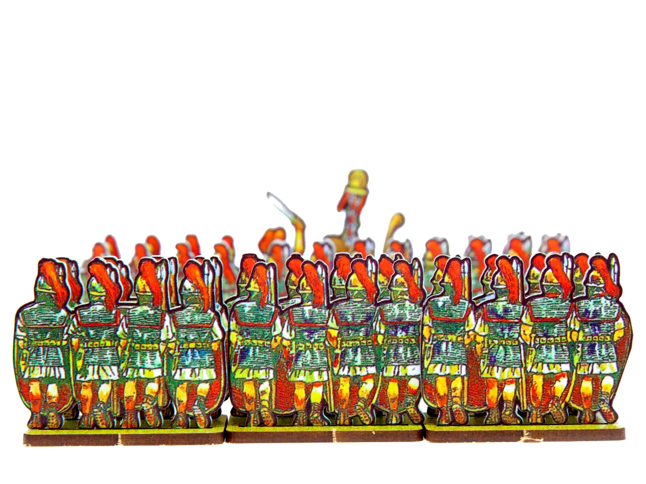 Caesar’s infantry, yellow, bull shield