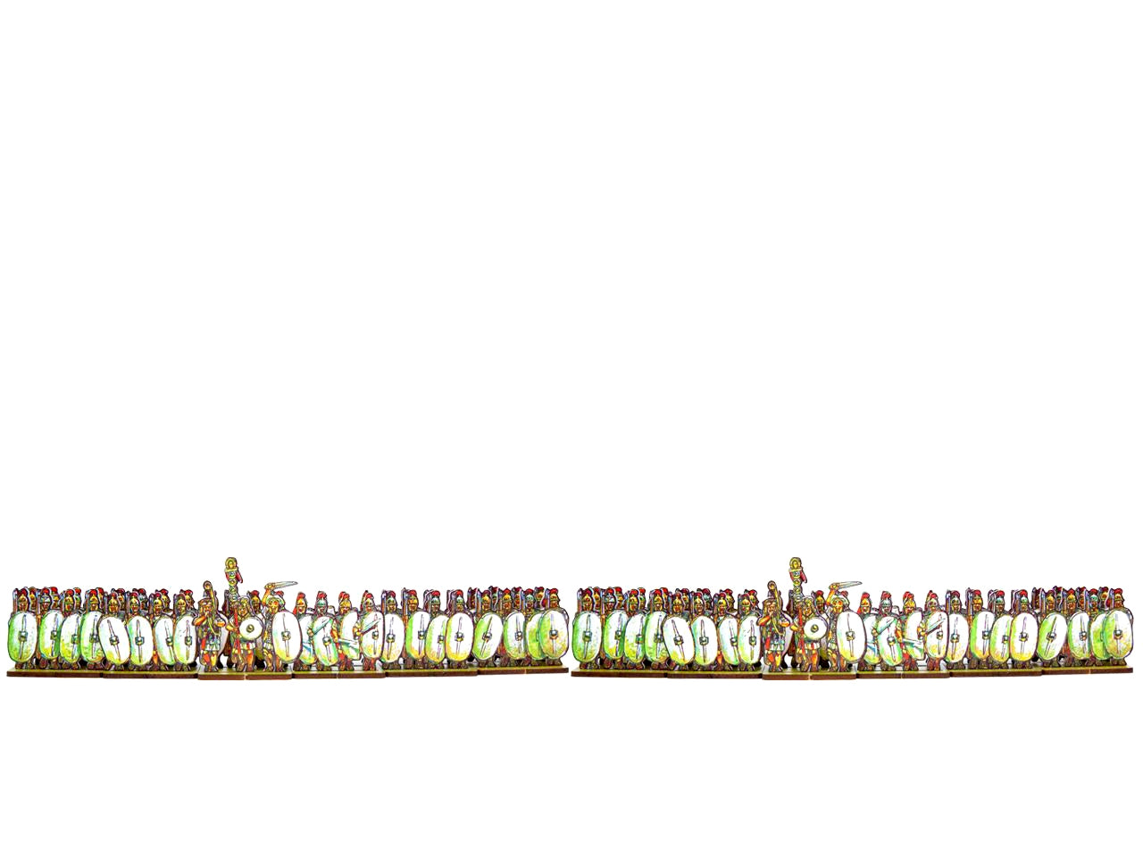 Caesar’s infantry, plain white