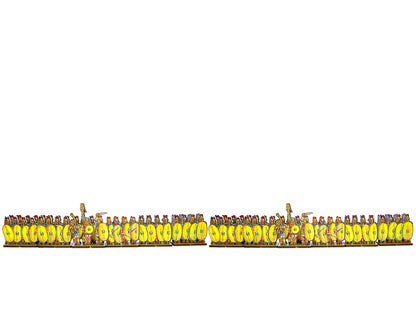 Caesar’s infantry, plain yellow