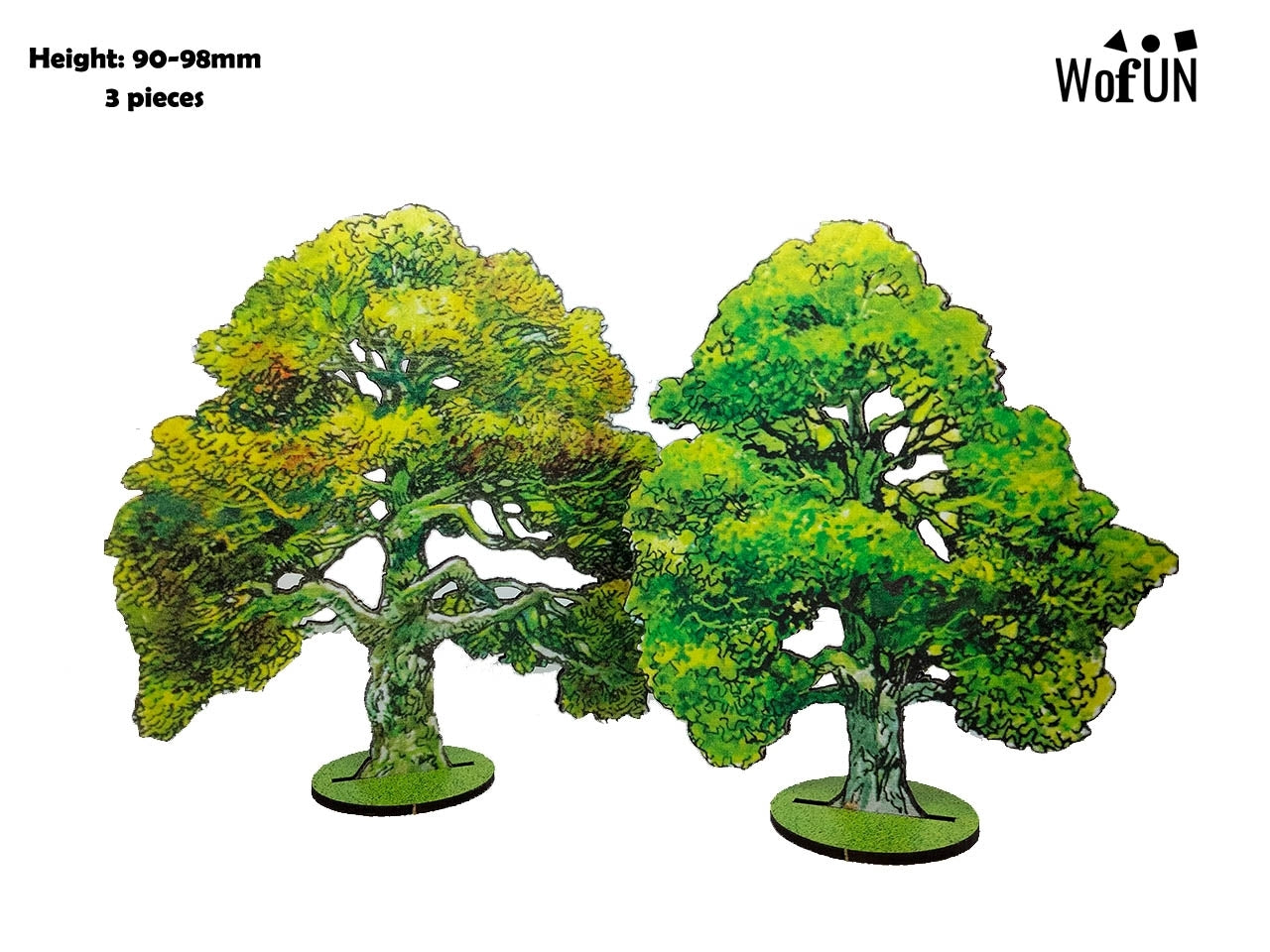 18mm Small Oak