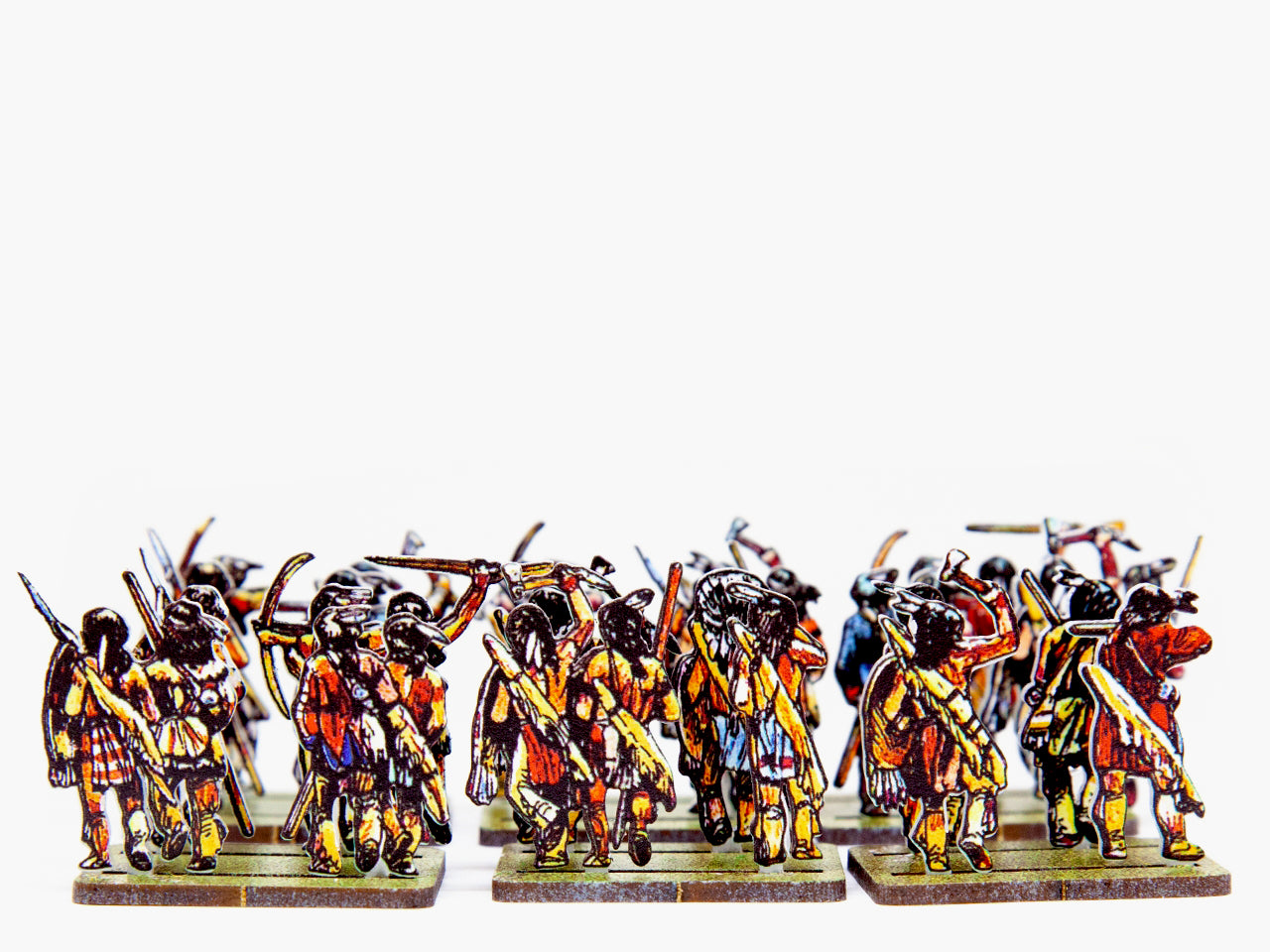 Comanche Warriors on Foot