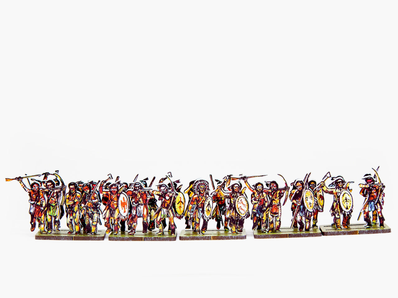 Comanche Warriors on Foot