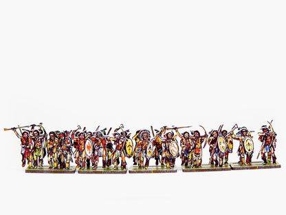 Comanche Warriors on Foot