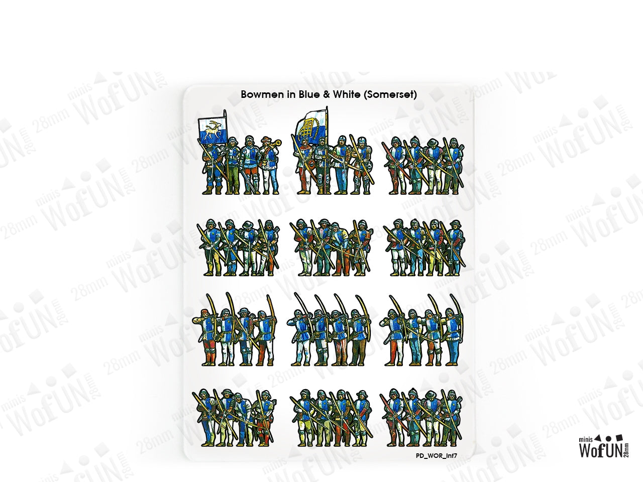 Bowmen in Blue & White Livery (Somerset)