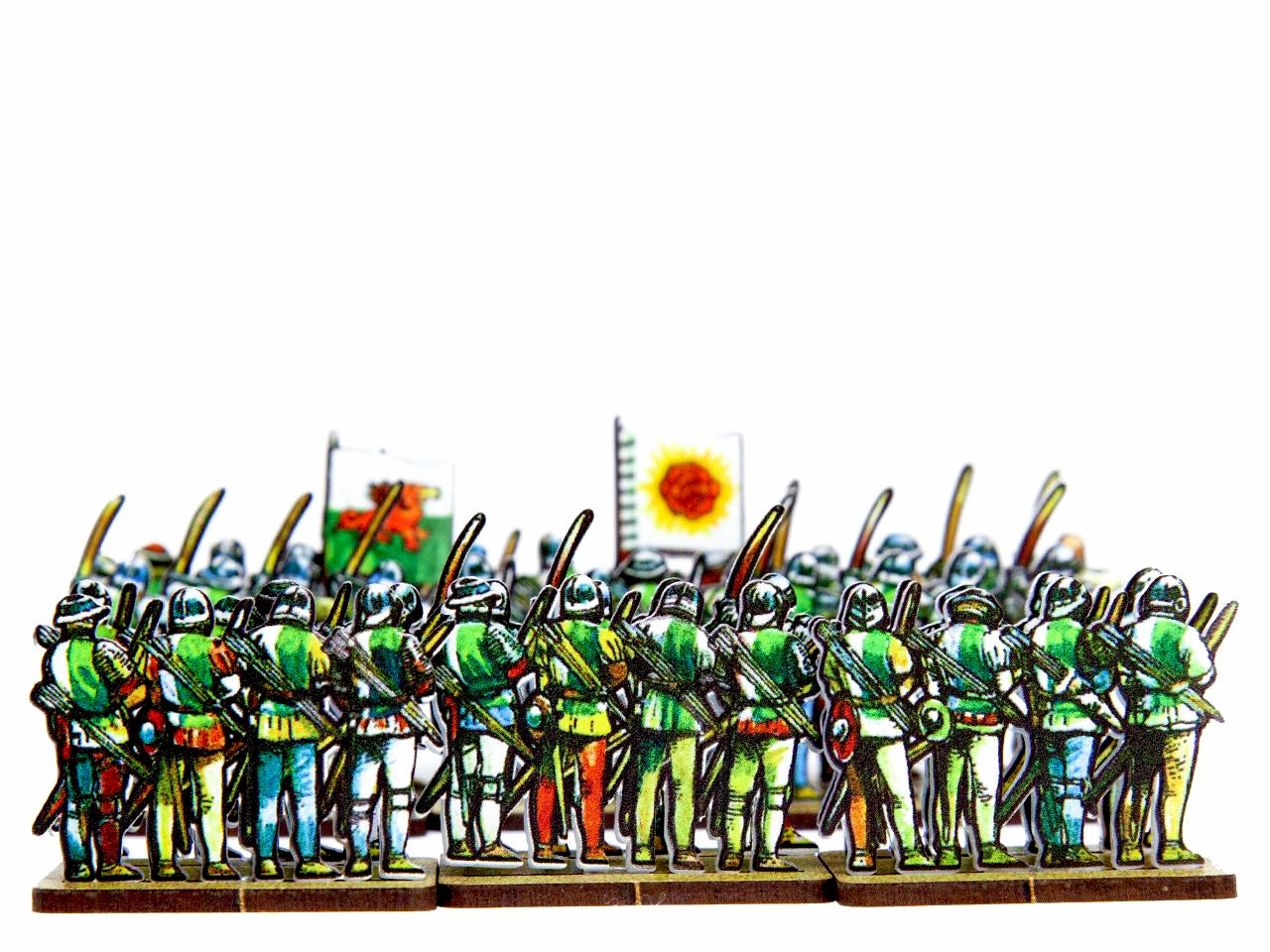 Bowmen in Green & White Livery (Henry Tudor)