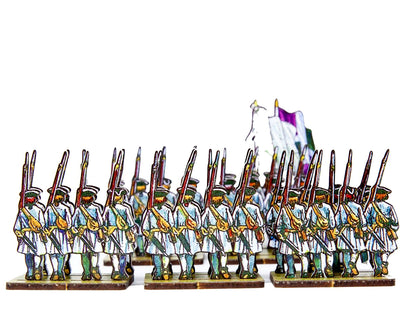 French Line Infantry Auvergne (white facings & white cuffs)