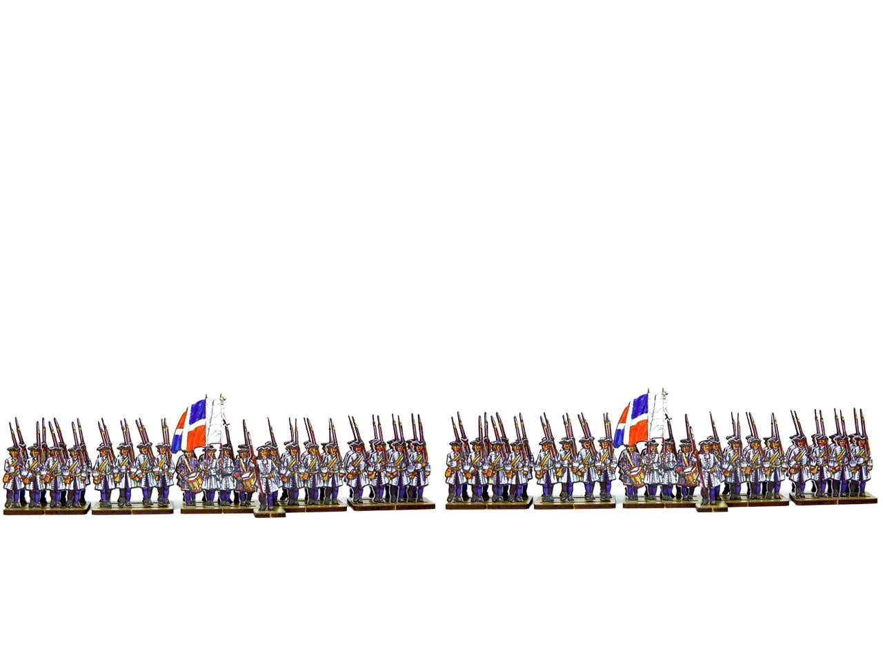 French Line Infantry Poitou (blue facings & blue stockings)