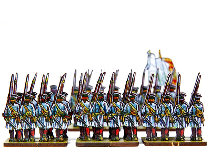 French Line Infantry Bearn (red stockings & red cuffs )