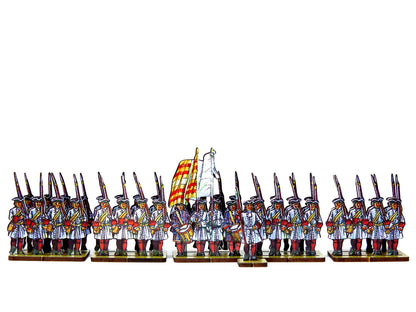French Line Infantry Bearn (red stockings & red cuffs )