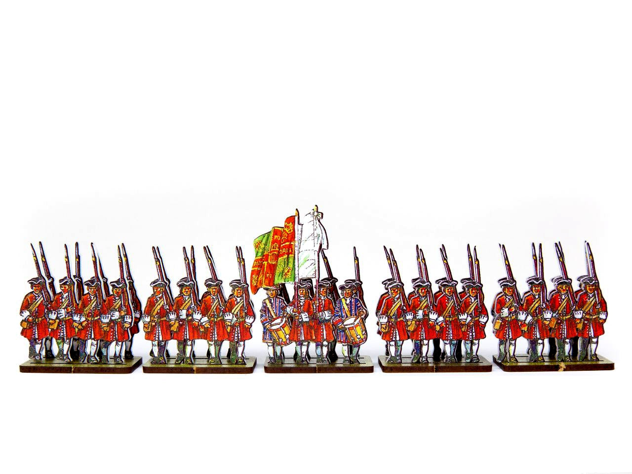 French Line Infantry O'Donnel (Irish - red uniforms)