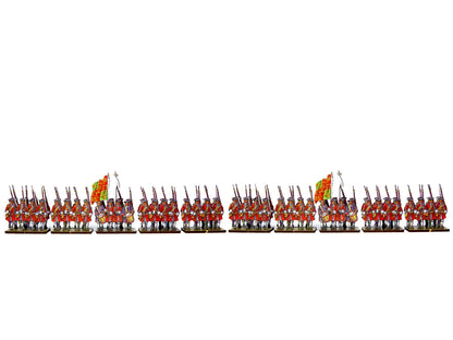 French Line Infantry O'Donnel (Irish - red uniforms)
