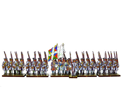 French Line Infantry Saintonge (blue facings)
