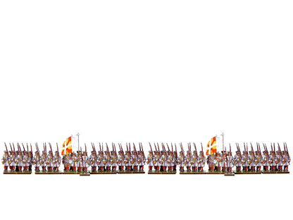 French Line Infantry des Landes (white facings & red stockings)