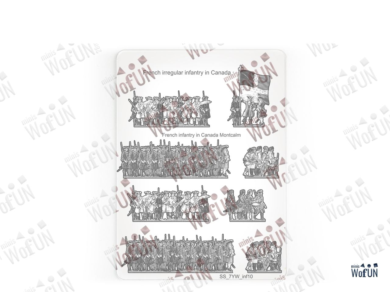 French Irregular Infantry in Canada, French Infantry in Canada Montcalm