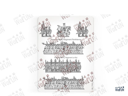 French Infantry Regiment Penthievre, French Infantry Regiment Le Roi