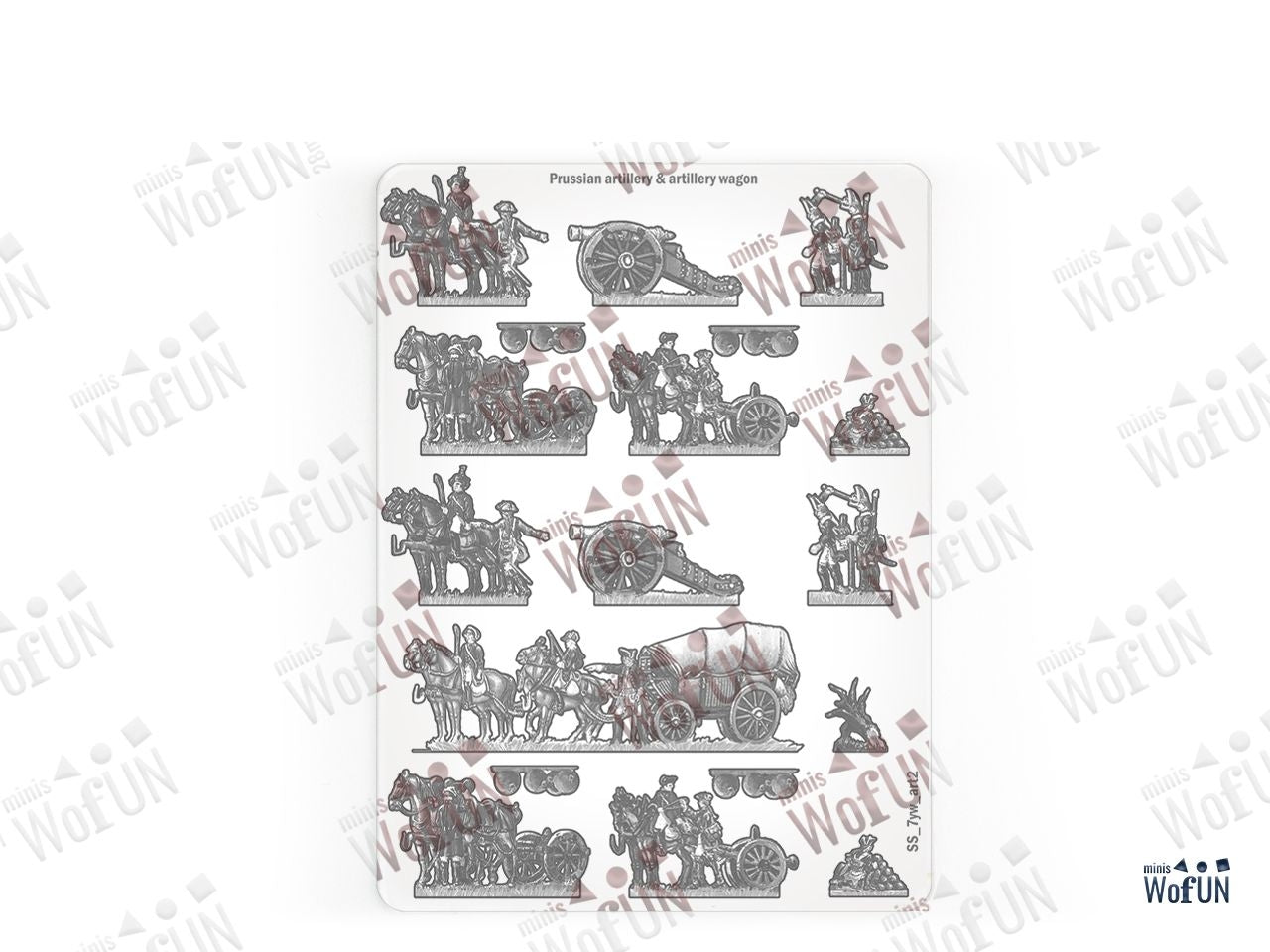 Prussian Artillery & Artillery Wagon