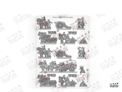 Prussian Artillery & Artillery Wagon
