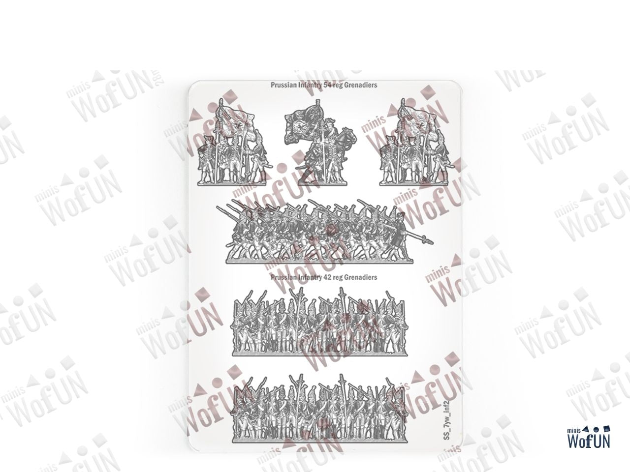 Prussian Infantry 54 reg Grenadiers and 42 reg Grenadiers