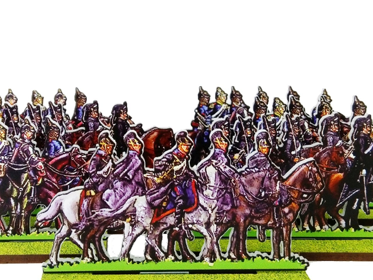 Prussian Black Hussars, Dragoons and Bavarian Dragoons