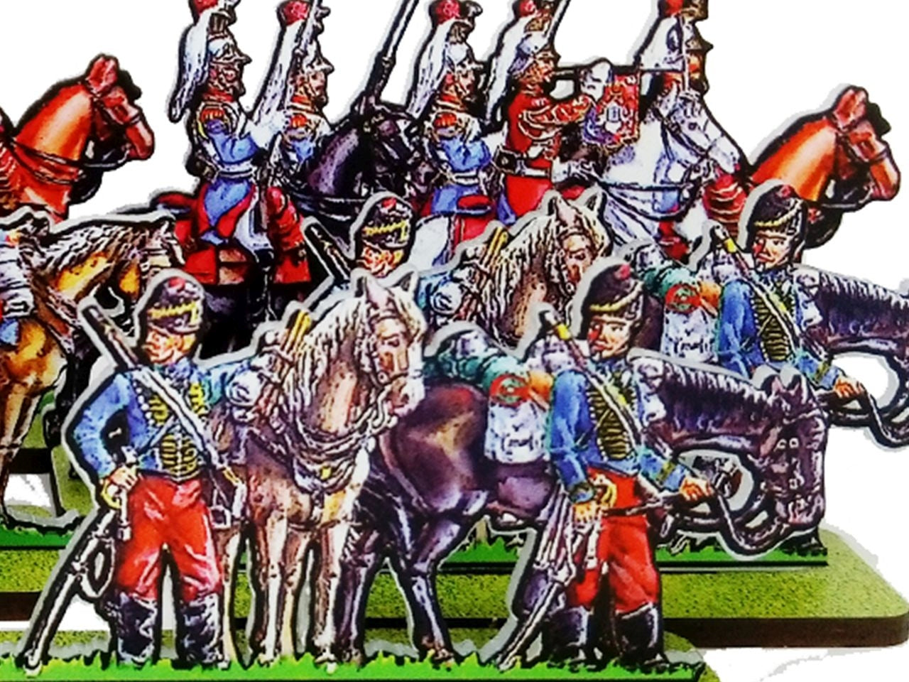 French Hussars and Cent Guards 1870