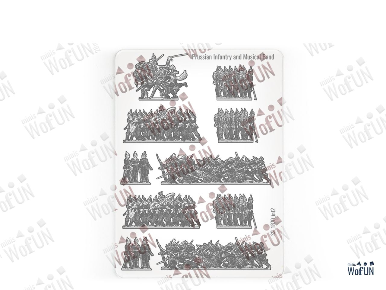 Prussian Infantry and Musical Band