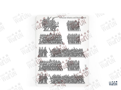 Prussian Infantry and Musical Band