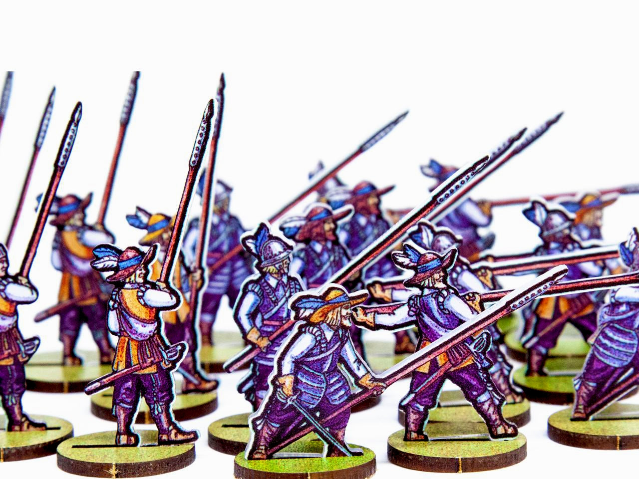 Pikemen. Regiment White