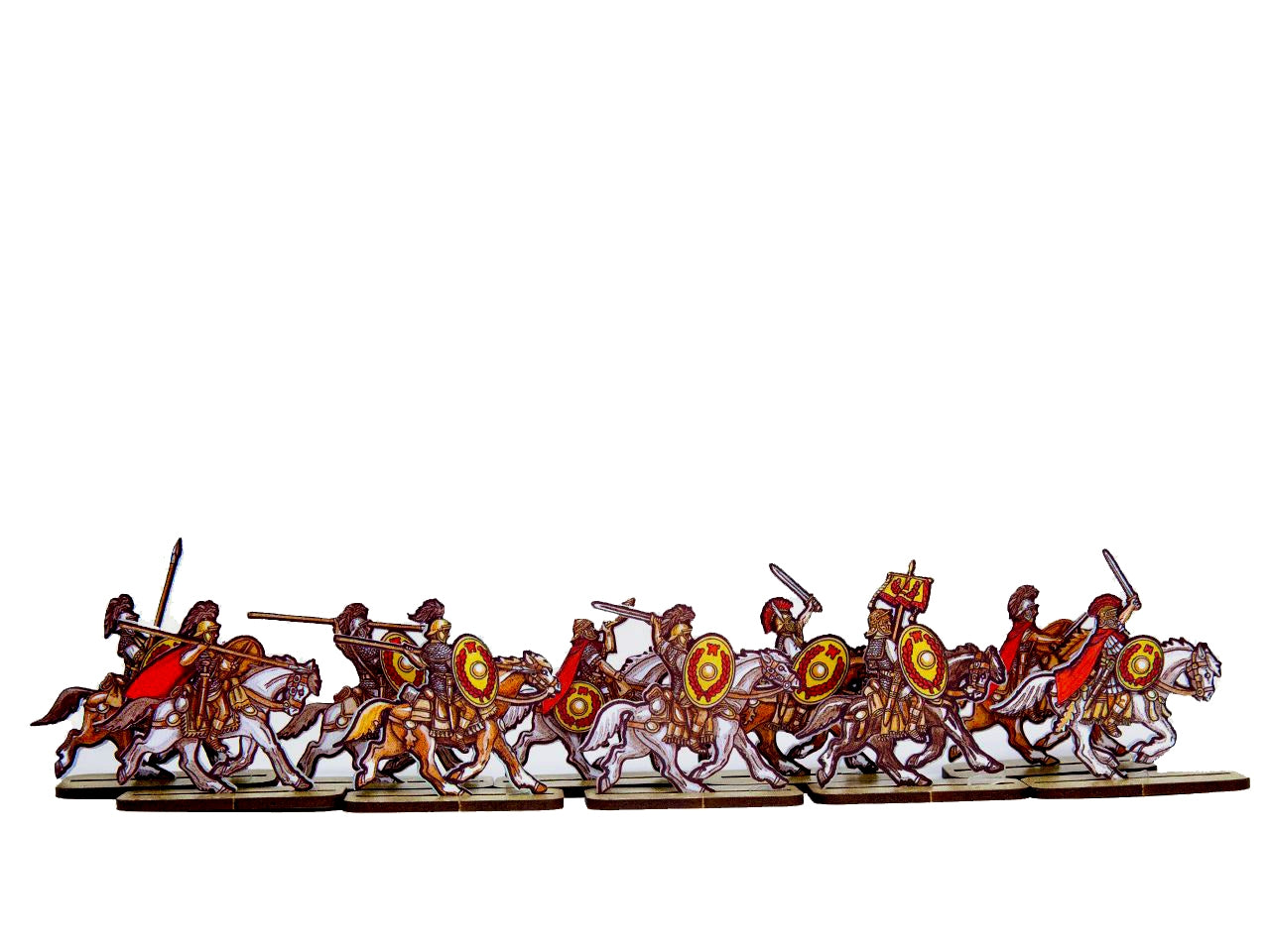 Roman Cavalry 5 (Yellow/Red Shields)