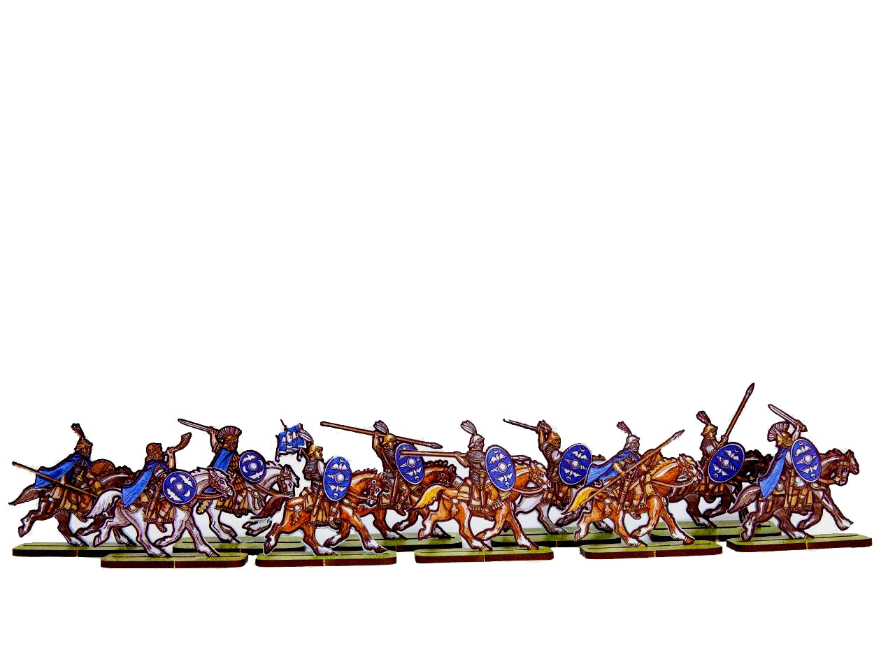 Roman Cavalry 6 (Blue Shields)