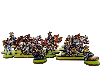 Artillery and Baggage Mules