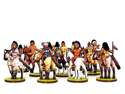 Native Americans Mounted 2