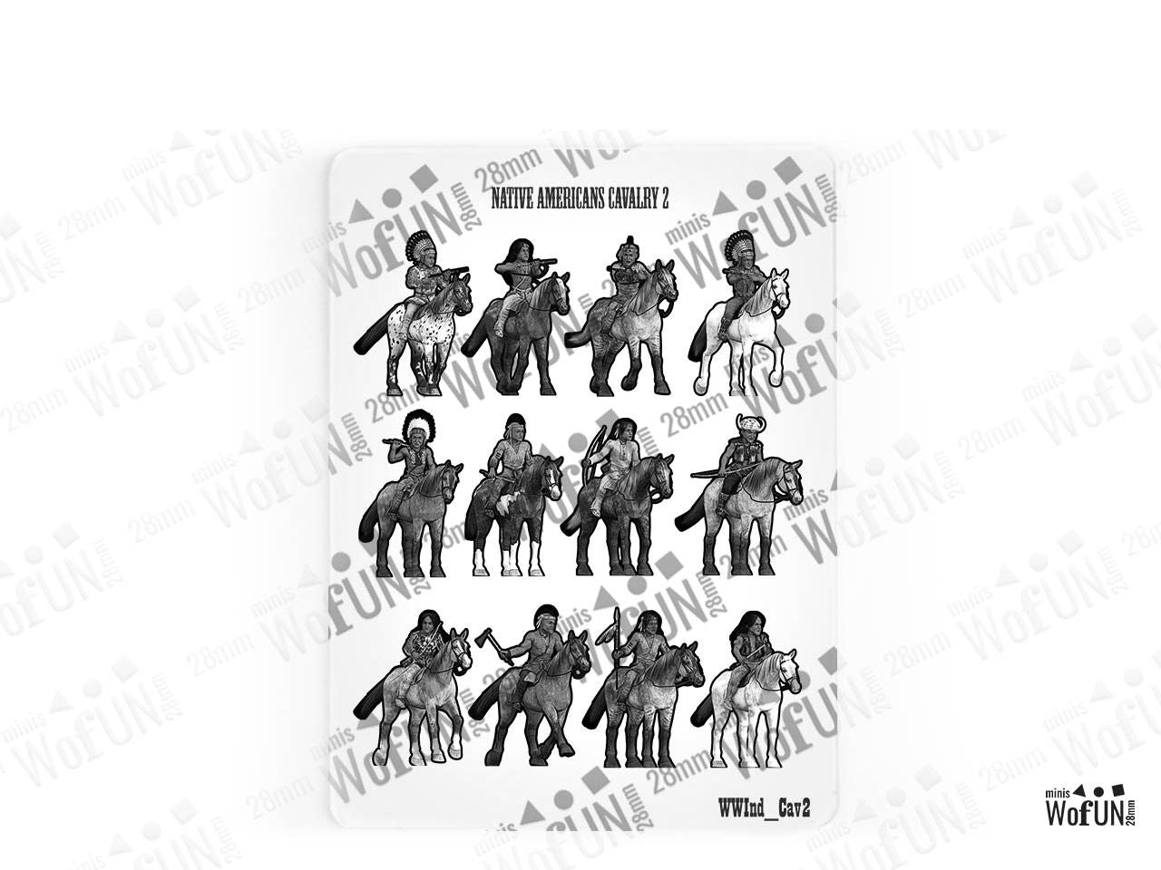 Native Americans Mounted 2