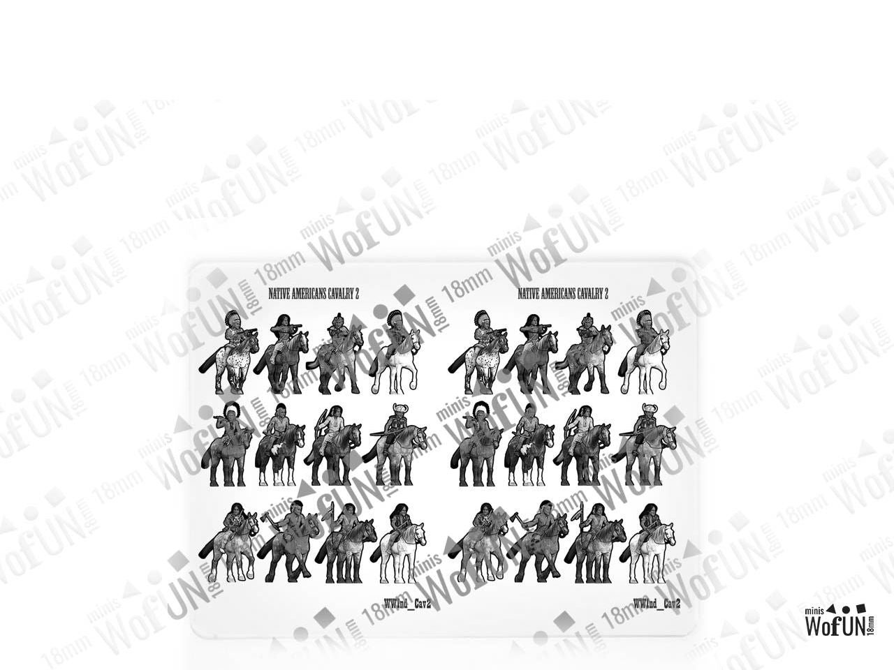 Native Americans Mounted 2