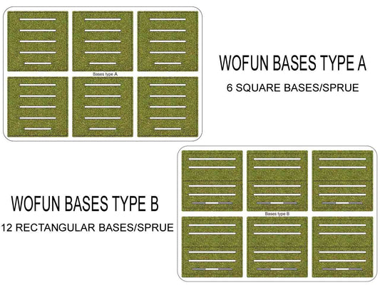 Bases for 10mm WoFun Minis