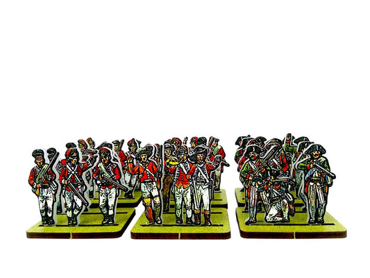 British And Hessian Light Infantry