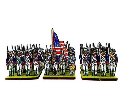 American Continental Infantry Red Facings