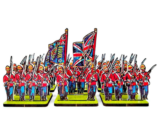 British Infantry 4th & 13th & 21th Regiments