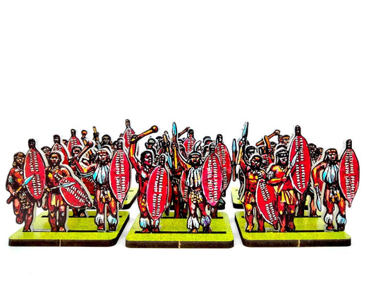 Zulu Warriors Red Shields