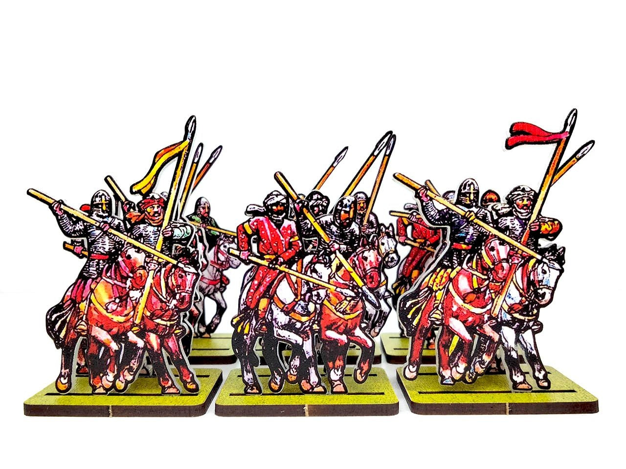 Saracen Mailed Cavalry with two-handed lance