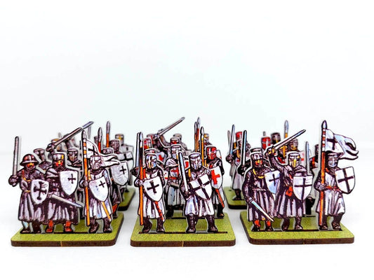 Knights and Sergeants on Foot