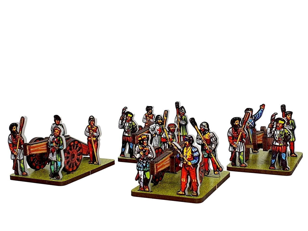 Artillery and Crews For English and Irish